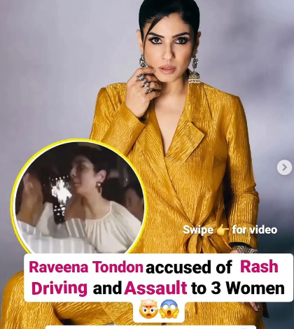 SHOCKING! Raveena Tandon Manhandled in Public After Her Driver Hits Three People in Mumbai's Bandra - Video Surfaces